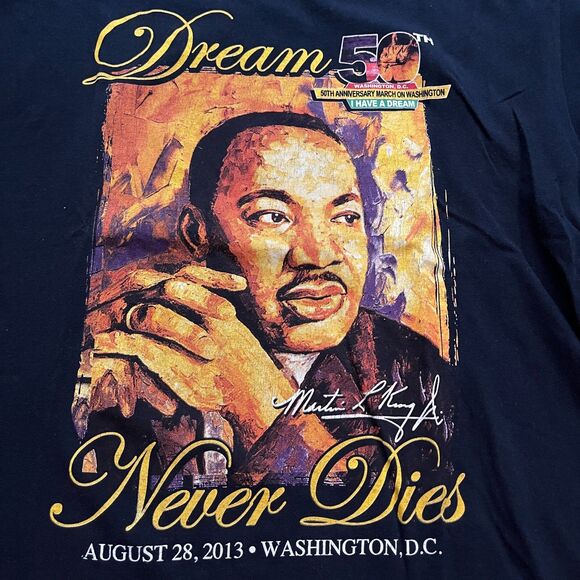 Dr. Martin Luther King 2013 50th Anniversary March On Washington T-Shirt Men's L - Picture 2 of 6